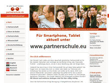 Tablet Screenshot of partnerschule.de